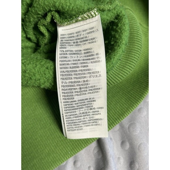 Vintage HOLLISTER GREEN 3D Lettering 1992 School Streetwear Y2K Size Small - Picture 8 of 9